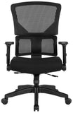 Vertical Matrix Back Manager's Chair with Optional Headrest [639-F3T1N48P] Office Star Mesh Chair