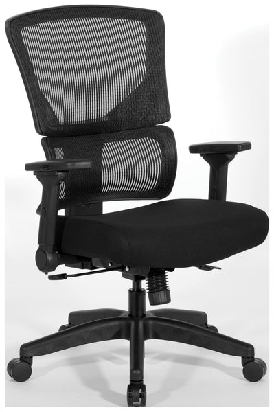 Vertical Matrix Back Manager's Chair with Optional Headrest [639-F3T1N48P ] Office Star No Headrest Mesh Chair 639-F3T1N48P