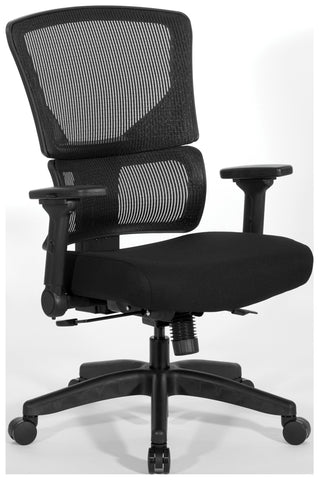 Vertical Matrix Back Manager's Chair with Optional Headrest [639-F3T1N48P ] Office Star No Headrest Mesh Chair 639-F3T1N48P