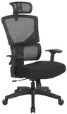 Vertical Matrix Back Manager's Chair with Optional Headrest [639-F3T1N48P ] Office Star With Headrest  (+$52) Mesh Chair 639-F3T1N48PHX