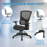 Vertical Matrix Mesh Managers Chair with Optional Headrest [639-T11N48P] Office Star Mesh Chair