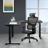 Vertical Matrix Mesh Managers Chair with Optional Headrest [639-T11N48P] Office Star Mesh Chair