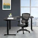 Vertical Matrix Mesh Managers Chair with Optional Headrest [639-T11N48P] Office Star Mesh Chair