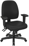 Work Smart Adjustable Ergonomic Fabric Office Chair [43808] Office Star Task Chair 43808