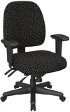 Work Smart Adjustable Ergonomic Fabric Office Chair [43808] Office Star Task Chair 43808