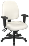 Work Smart Adjustable Ergonomic Fabric Office Chair [43808] Office Star Task Chair 43808