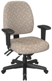 Work Smart Adjustable Ergonomic Fabric Office Chair [43808] Office Star Task Chair 43808