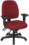 Work Smart Adjustable Ergonomic Fabric Office Chair [43808] Office Star Task Chair 43808