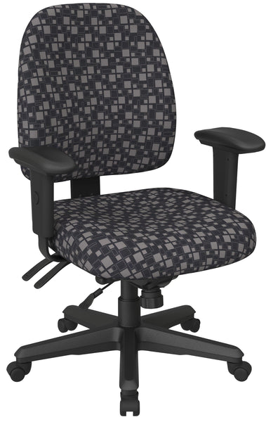 Work Smart Adjustable Ergonomic Fabric Office Chair [43808] Office Star Task Chair 43808