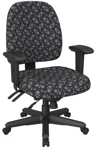 Work Smart Adjustable Ergonomic Fabric Office Chair [43808] Office Star Task Chair 43808