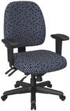 Work Smart Adjustable Ergonomic Fabric Office Chair [43808] Office Star Task Chair 43808