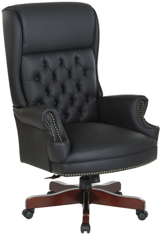 Work Smart Deluxe Traditional Executive Chair [TEX228] Office Star Black -3 Executive Chair TEX228-3