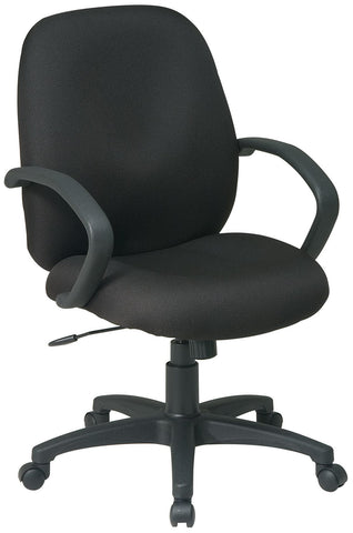 Work Smart Executive Mid Back Conference Room Chair [EX2651] Office Star Mid Back Desk Chair EX2651-231