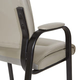 Work Smart™ Faux Leather Visitors Chair [FL10274] Office Star Guest Chair