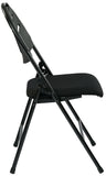Work Smart Plastic Fan Back Metal Folding Chairs, 4-Pack [FC8100NP] Office Star Folding Chair FC8100NP-3