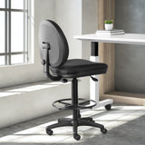 Work Smart Sculptured Seat and Back Drafting Chair [DC550] Office Star Drafting Chair DC550