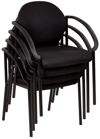 Work Smart Stacking Chair With Arms [STC3410] Office Star Home Office Chair STC3410