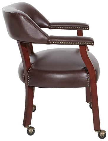 Work Smart™ Traditional Guest Chair Wrap Around Back [TV231] Office Star Royal Cherry Guest Chair TV231-JT4
