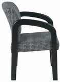 Work Smart Wood Visitors Chair in Espresso Finish [WD388] Office Star Guest Chair WD388