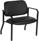 Work Smat Bariatric Healthcare Guest Chair [55051B] Office Star Black Faux Leather -U6 Guest Chair