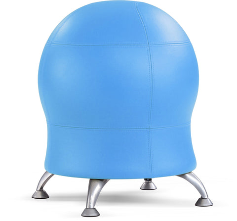 Zenergy™ Ball Chair Black Vinyl [4751BV] Safco Baby Blue Task Chair 4751BUV
