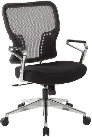 Air Grid® Back and Padded Mesh Seat Office Chair [213-37P91A7] Office Star Mesh Chair 213-37P91A7