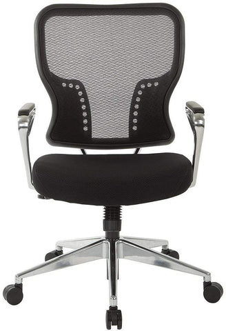 Air Grid® Back and Padded Mesh Seat Office Chair [213-37P91A7] Office Star Mesh Chair 213-37P91A7