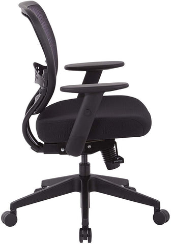 Air Grid® Back Chair, Black Mesh Seat, Adjustable Arms, Seat Slider [5500SL] Office Star Task Chair 5500SL