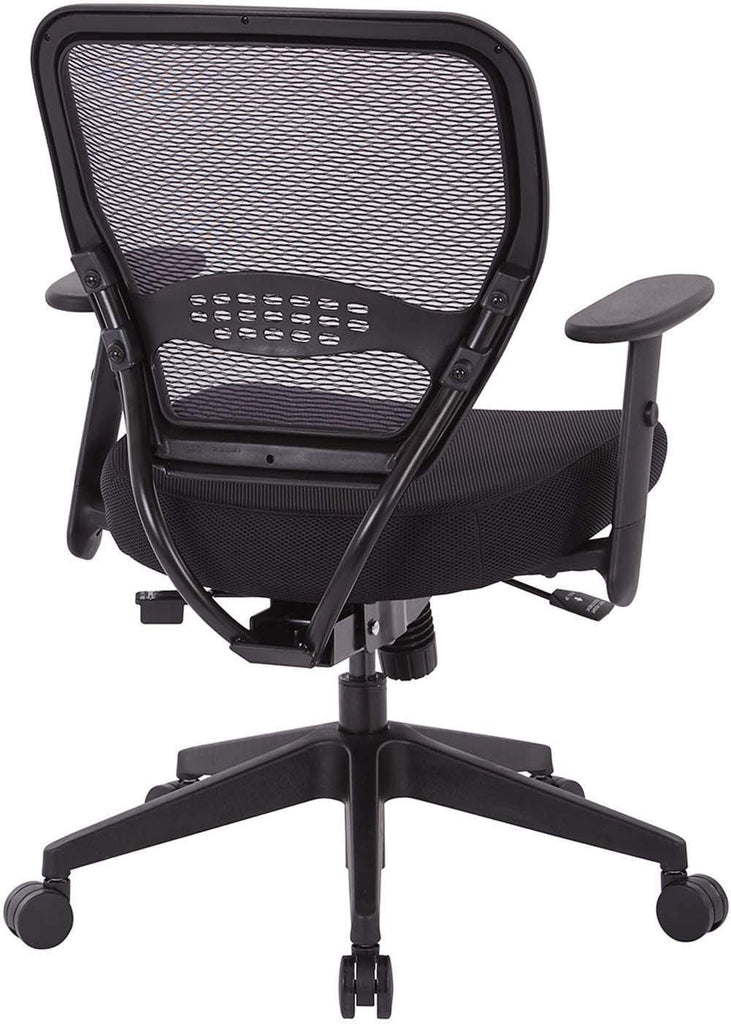 Air Grid® Back Chair, Black Mesh Seat, Adjustable Arms, Seat Slider [5