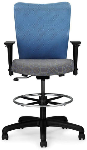 Allseating Inertia Mesh Drafting Chair [78019] Allseating Drafting Chair 78019
