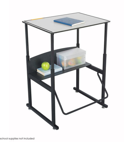 AlphaBetter® Desk Premium Top 28" x 20" [1203] Safco Gray Computer Desk 1203GR