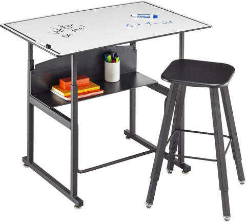 AlphaBetter® Desk Premium Top 36" x 24" [1208] Safco Dry Erase Computer Desk 1208DE