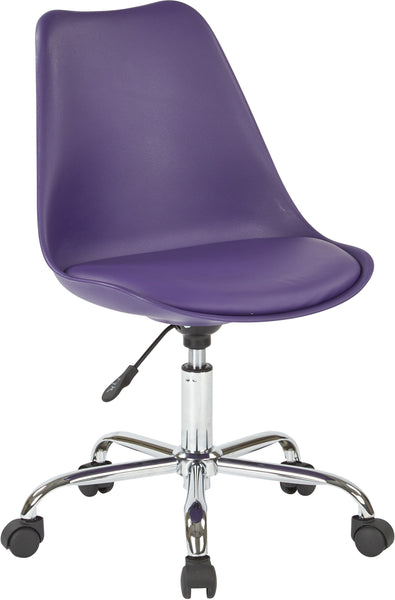 Ave Six Emerson Student Office Chair Pneumatic Base [EMS26] Office Star Purple Home Office Chair EMS26-512