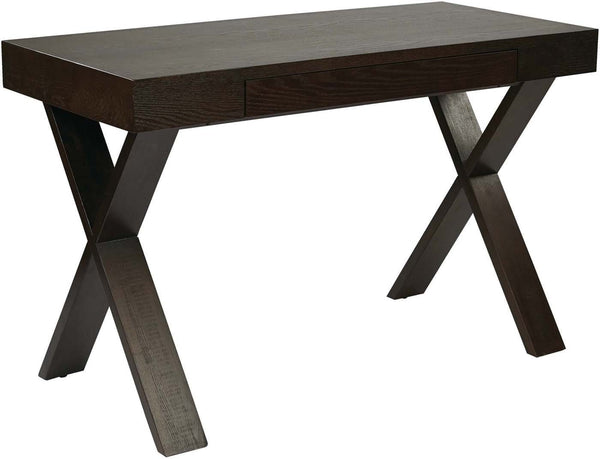 Ave Six Lane Desk in Espresso [LAN25ES] Office Star Computer Desk LAN25ES