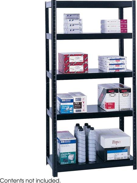Boltless Shelving 36 x 18" Black [5245BL] Safco Shelving 5245BL