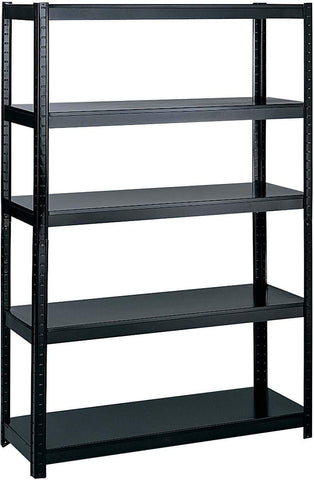 Boltless Shelving 48 x 24" Black [5244BL] Safco Shelving 5244BL
