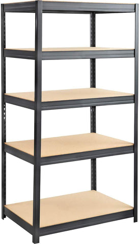 Boltless Steel and Particleboard Shelving 36 x 24" Black [6247BL] Safco Shelving 6247BL