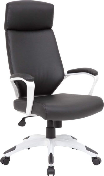 Boss Black and White Gaming Chair [B7883W-BK] Boss Office Products Gaming Chair B7883W-BK