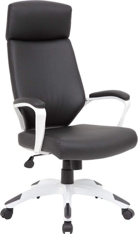 Boss Black and White Gaming Chair [B7883W-BK] Boss Office Products Gaming Chair B7883W-BK