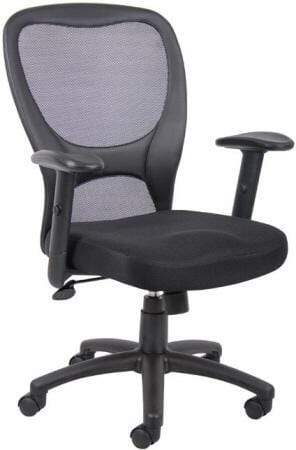 Boss Black Mesh Office Chair [B6508] Boss Office Products Mesh Chair B6508