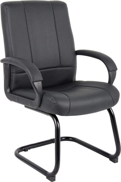 Boss Caressoft Mid Back Guest Chair [B7909] Boss Office Products Mid Back Desk Chair B7909