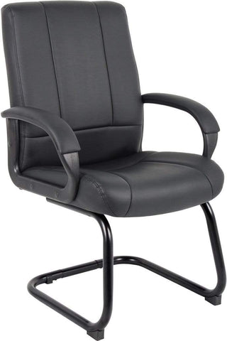 Boss Caressoft Mid Back Guest Chair [B7909] Boss Office Products Mid Back Desk Chair B7909