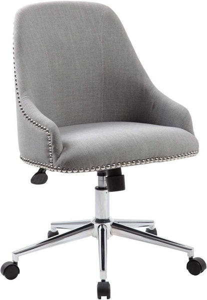 Boss Carnegie Desk Chair - Grey [B516C-GY] Boss Office Products Home Office Chair B516C-GY