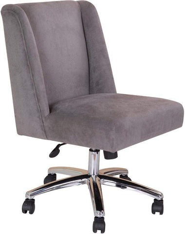 Boss Decorative Task Chair [B586C-CV] Boss Office Products Charcoal Grey Task Chair B586C-CV