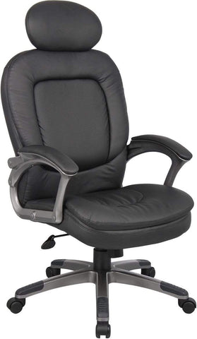 Boss Executive Pillow Top Chair with Headrest [B7101] Boss Office Products Executive Chair B7101