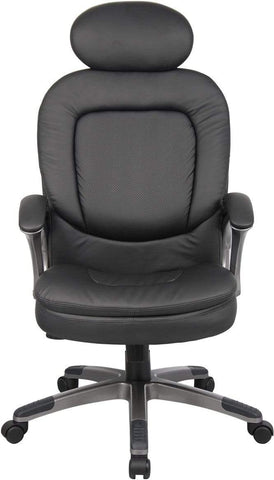 Boss Executive Pillow Top Chair with Headrest [B7101] Boss Office Products Executive Chair B7101