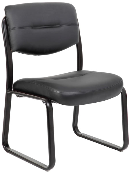 Boss Leatherplus&trade; Side Chair [B9539] Boss Office Products Guest Chair B9539