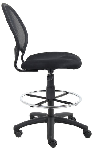 Boss Mesh Back Drafting Stool [B16215] Boss Office Products Mesh Chair