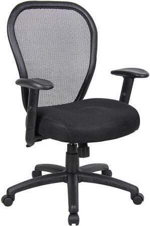 Boss Mesh Back Office Chair [B6608] Boss Office Products No Headrest Mesh Chair B6608