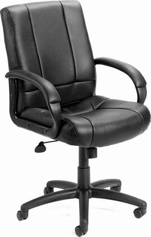 Boss Mid Back Vinyl Office Chair [B7906] Boss Office Products Mid Back Desk Chair B7906